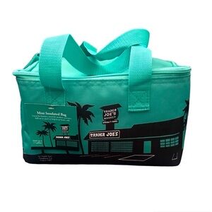 Trader Joe’s Mini Insulated Cooler Lunch Bag Teal